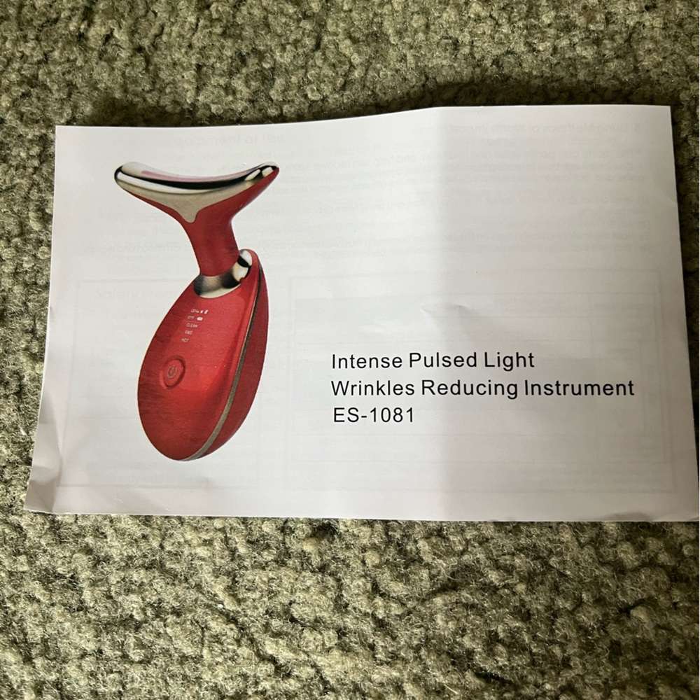 Intense pulsed light wrinkles, reducing instrument.